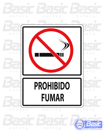 SEÑALAMIENTO PROHIBIDO FUMAR – Basic Safety
